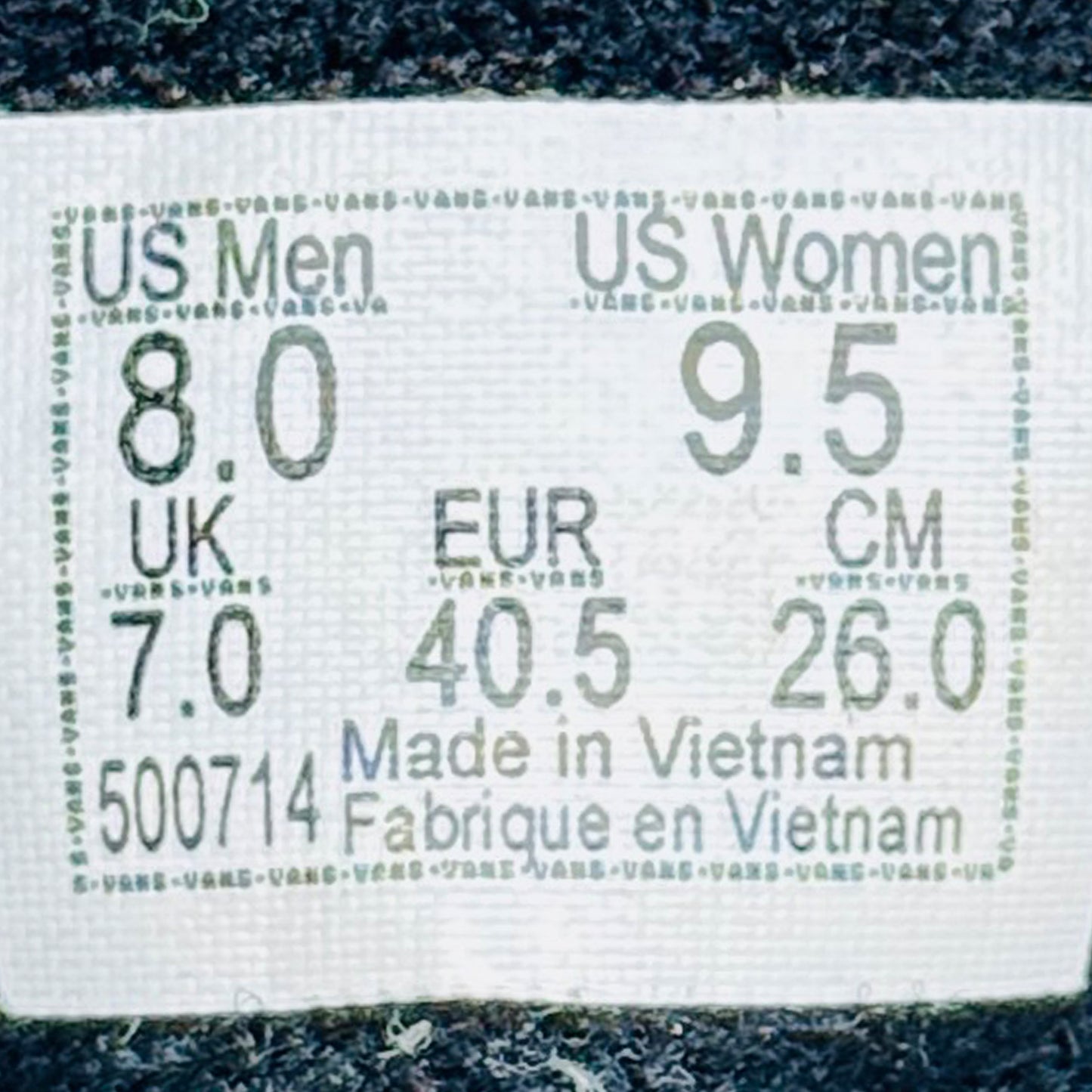 Vans SK8-HI Patch Shoes (Size 40.5) - 500714