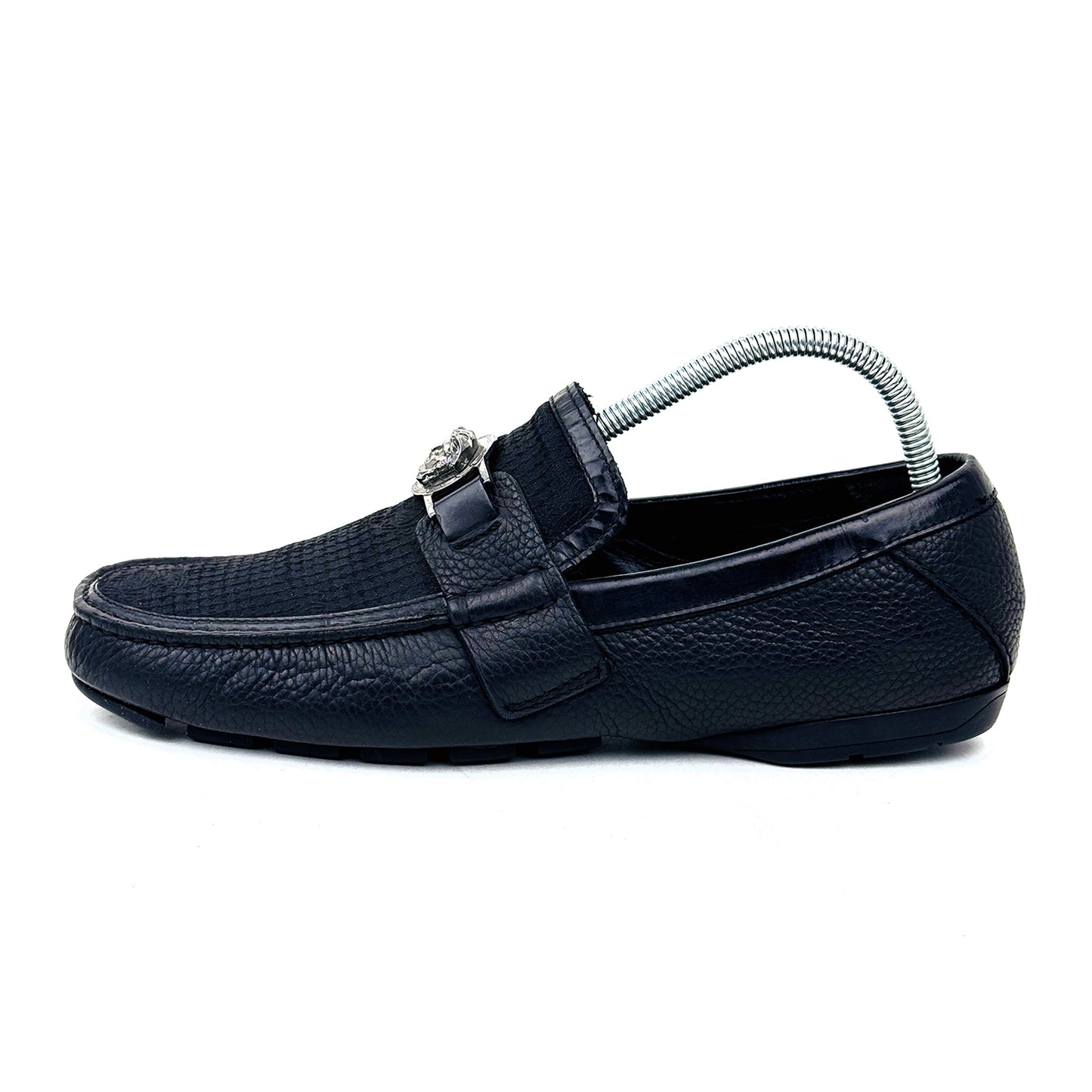 Versace Medusa Embellished Loafer Shoes (Size 40) - DSU 3942