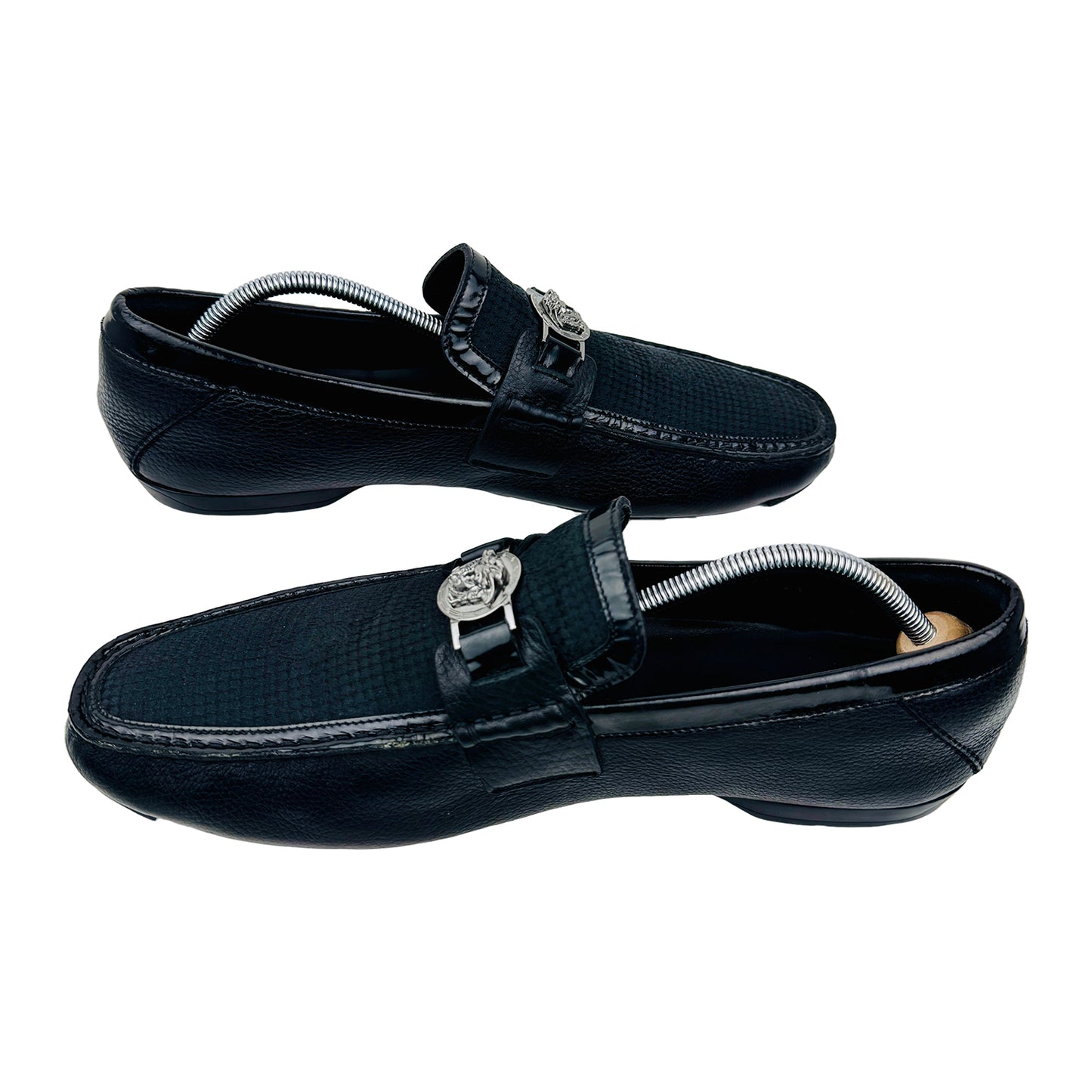 Versace Medusa Embellished Loafer Shoes (Size 40) - DSU 3942