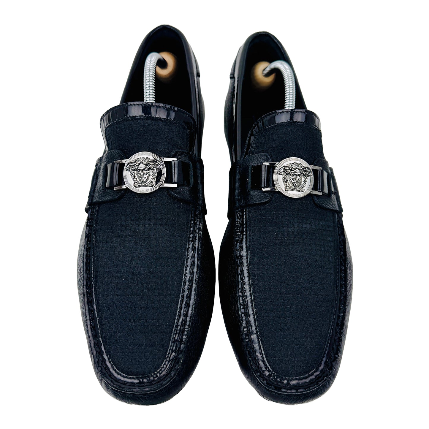 Versace Medusa Embellished Loafer Shoes (Size 40) - DSU 3942