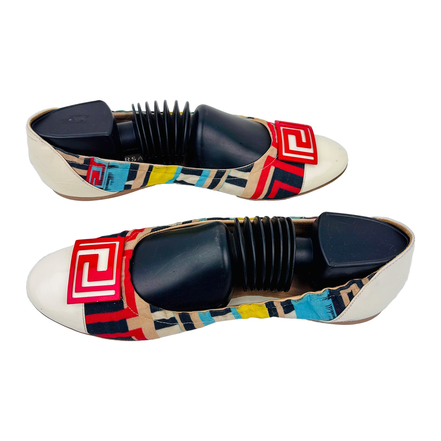 Versace Women's Cloth Ballet Flat Shoes (Size 41)