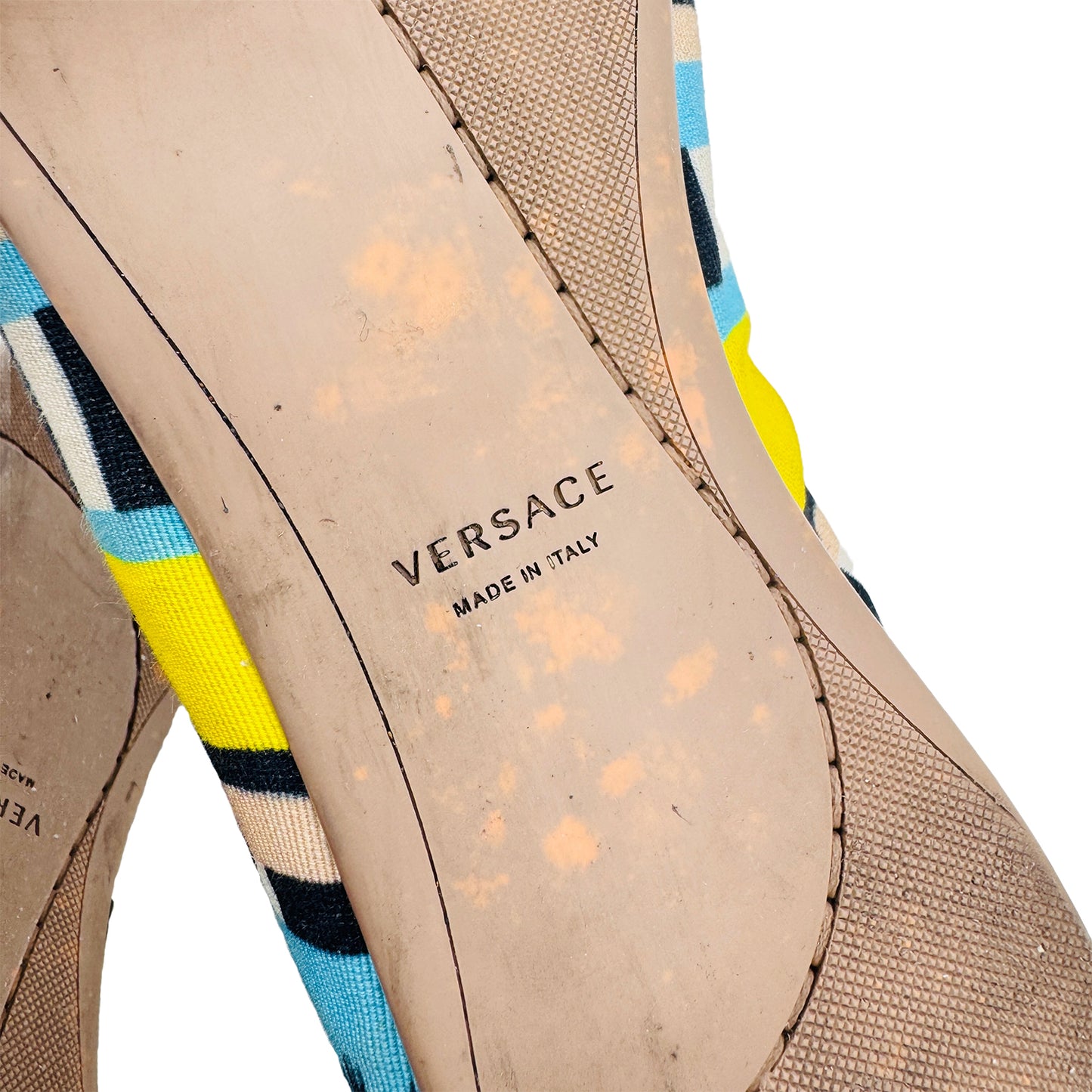 Versace Women's Cloth Ballet Flat Shoes (Size 41)