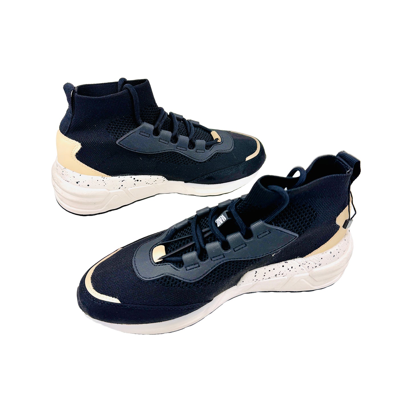 Zara Contrast High Top Shoes (Size36/36.5) - 3410/810/040/3157
