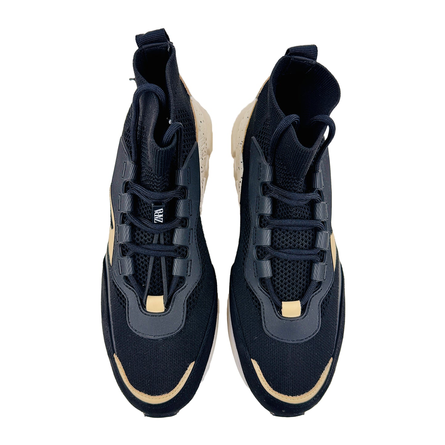 Zara Contrast High Top Shoes (Size36/36.5) - 3410/810/040/3157