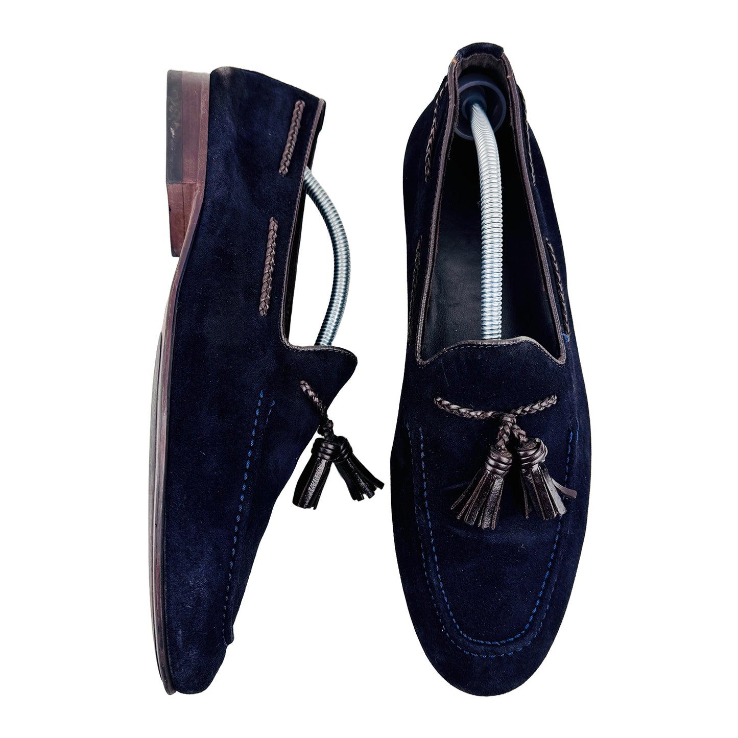 Zara Men's Suede Tessel Loafer Shoes (Size 43.5/44)