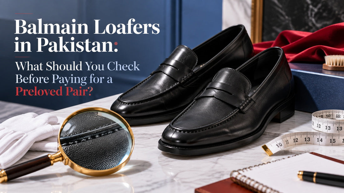 Balmain Loafers in Pakistan: What Should You Check Before Paying for a Preloved Pair?