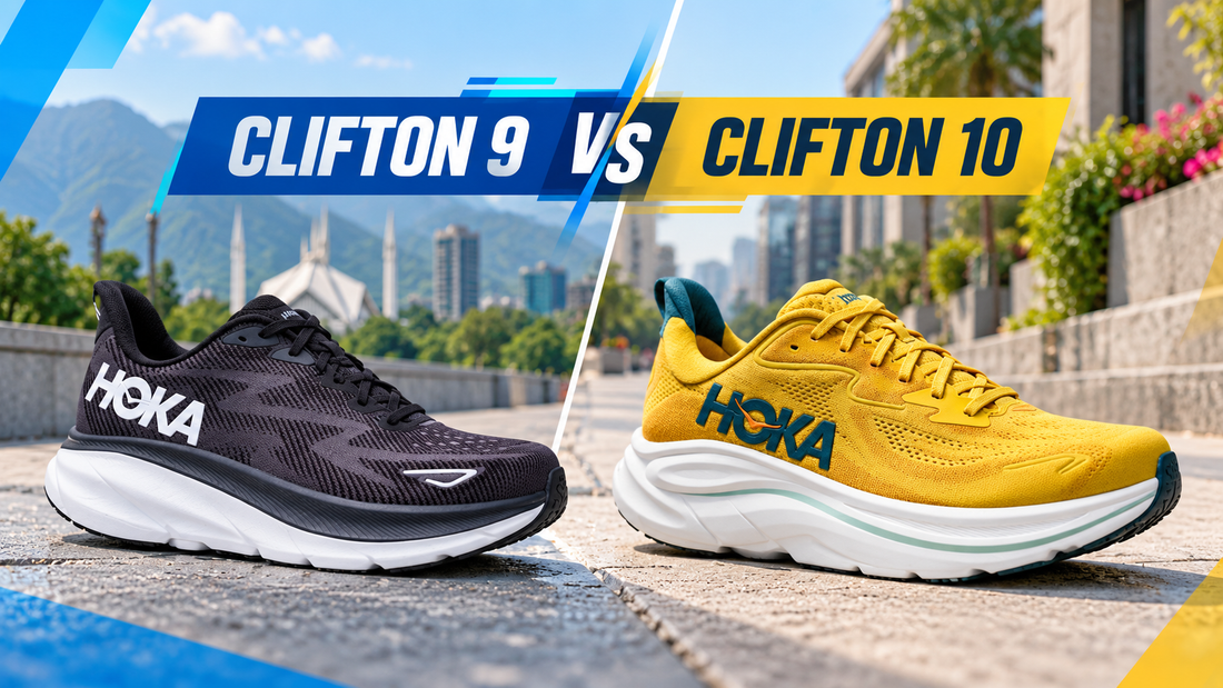 Hoka Clifton 9 Vs Clifton 10: Which One Makes More Sense for Walking & Daily Wear in Pakistan?