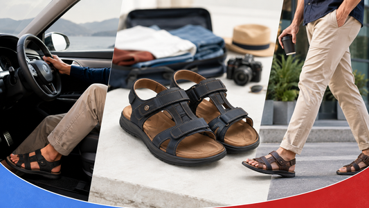 Men’s Sandals for Driving, Travel and Daily Wear 