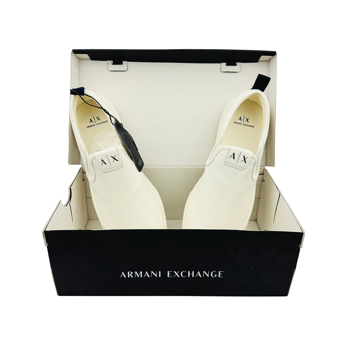 Armani Exchange Men's White Shoes (Size 44) - XUY010 XV799