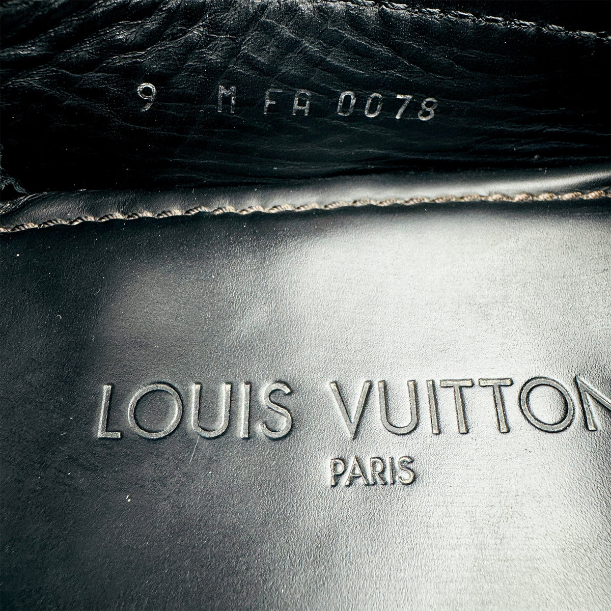 Louis Vuitton Monte Carlo Black Leather Loafers (Size 43)
