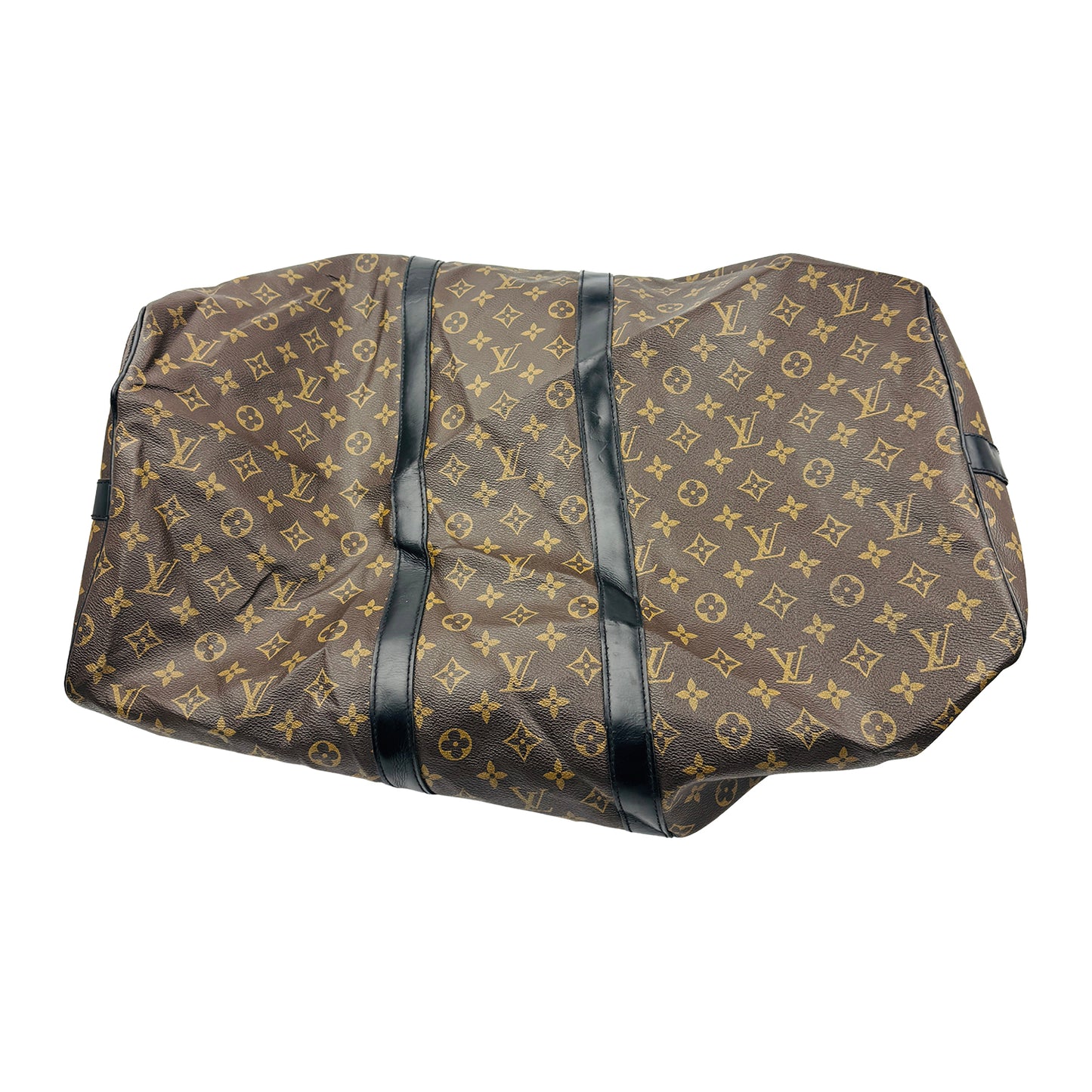 Louis Vuitton Keepall 55 Brown Duffel Bag