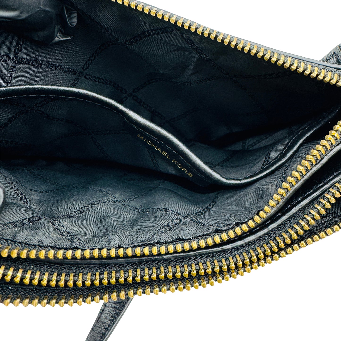 Michael Kors Black Pebbled Leather Crossbody Bag - 32S9GF5C4L
