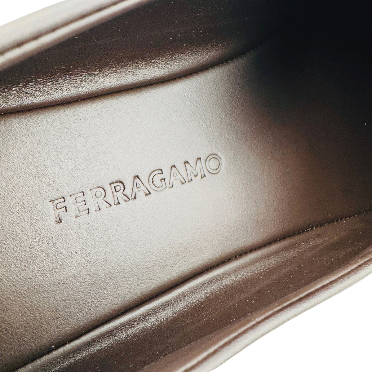 Salvatore Ferragamo Debros Leather Loafers (Size 44/44.5)