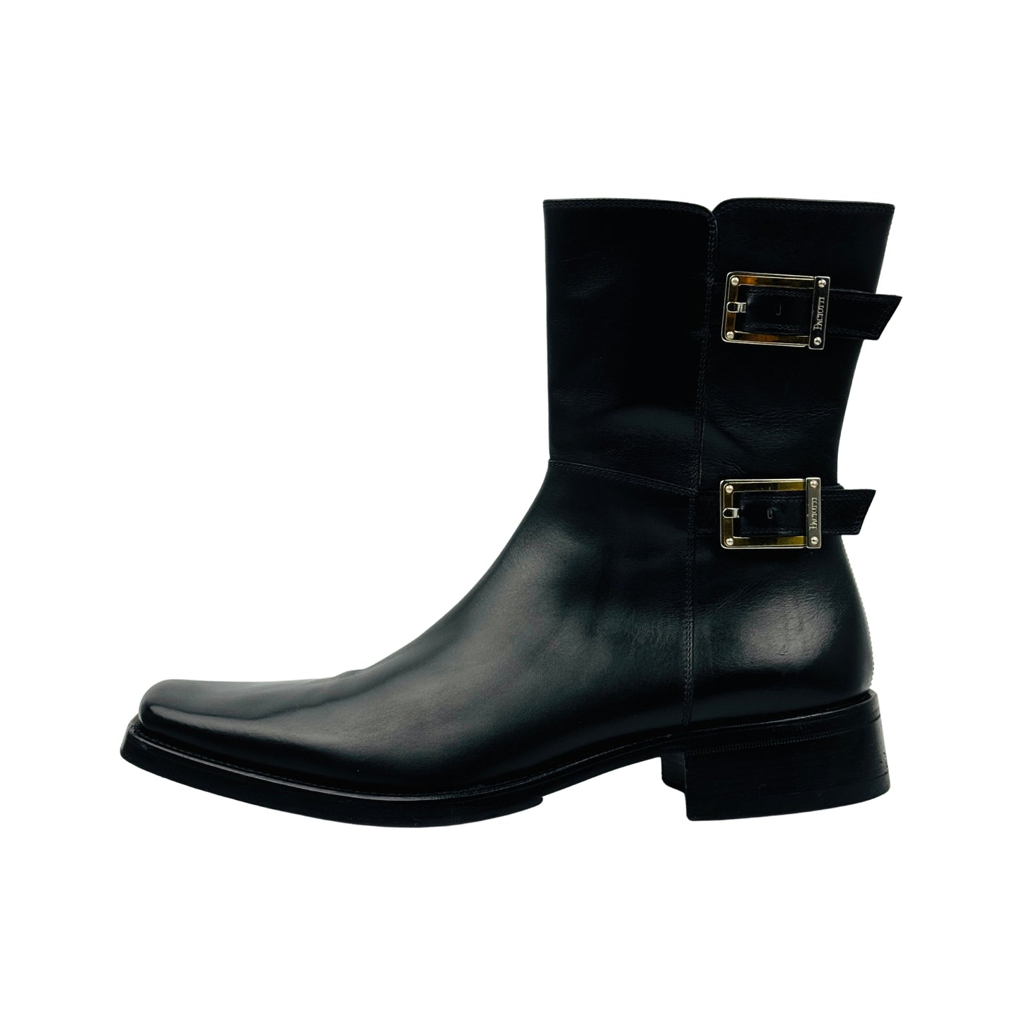 Cesare Paciotti Black Leather Boots (Size 41.5)