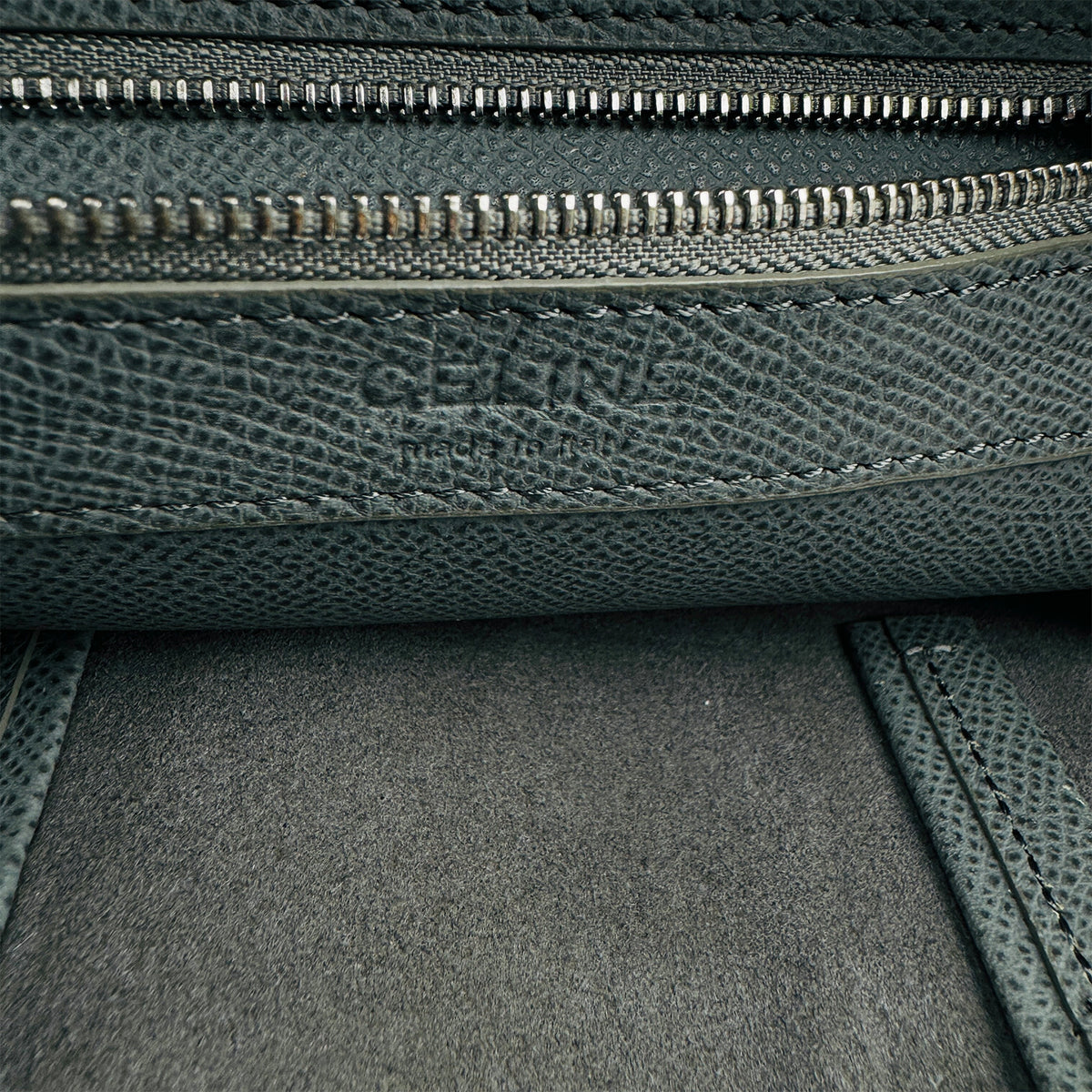 Celine Small Vertical Cabas Sage Green Tote Bag