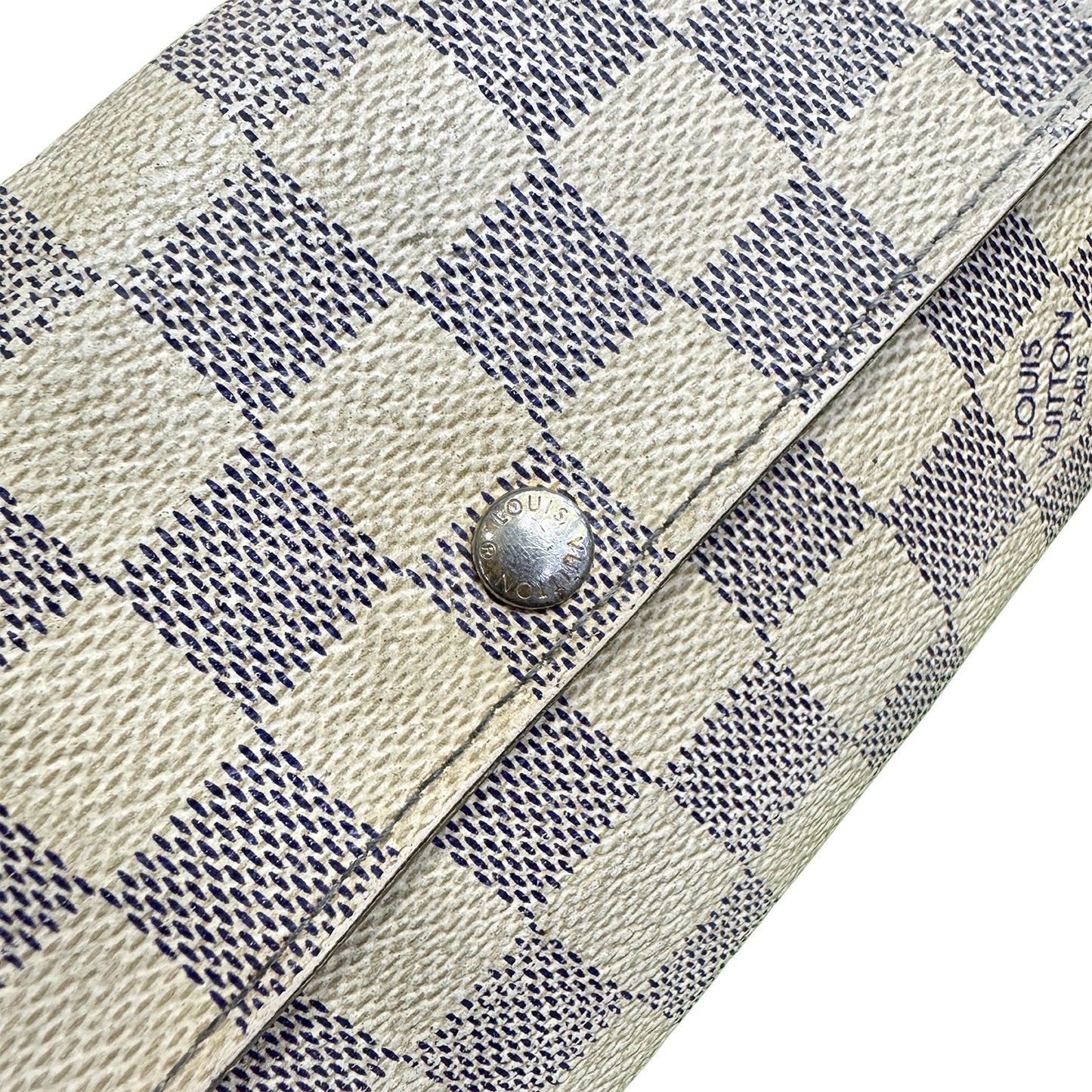 Louis Vuitton Sarah Damier Azur Coated Canvas Wallet