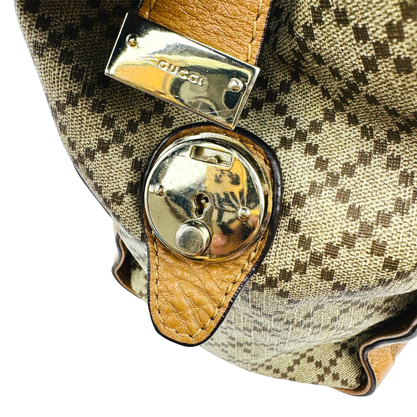 Gucci GG Supreme Web Diamante Weekender Bag