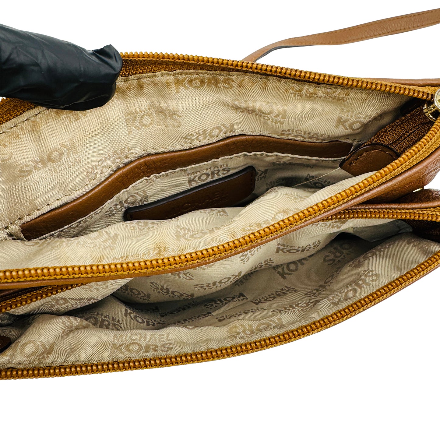 Michael Kors Fulton Pebbled Leather Crossbody Bag