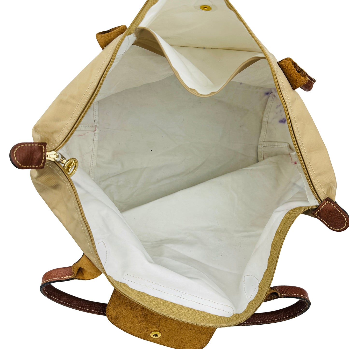 Longchamp Le Pliage 'Beige Brown' Large Tote Bag