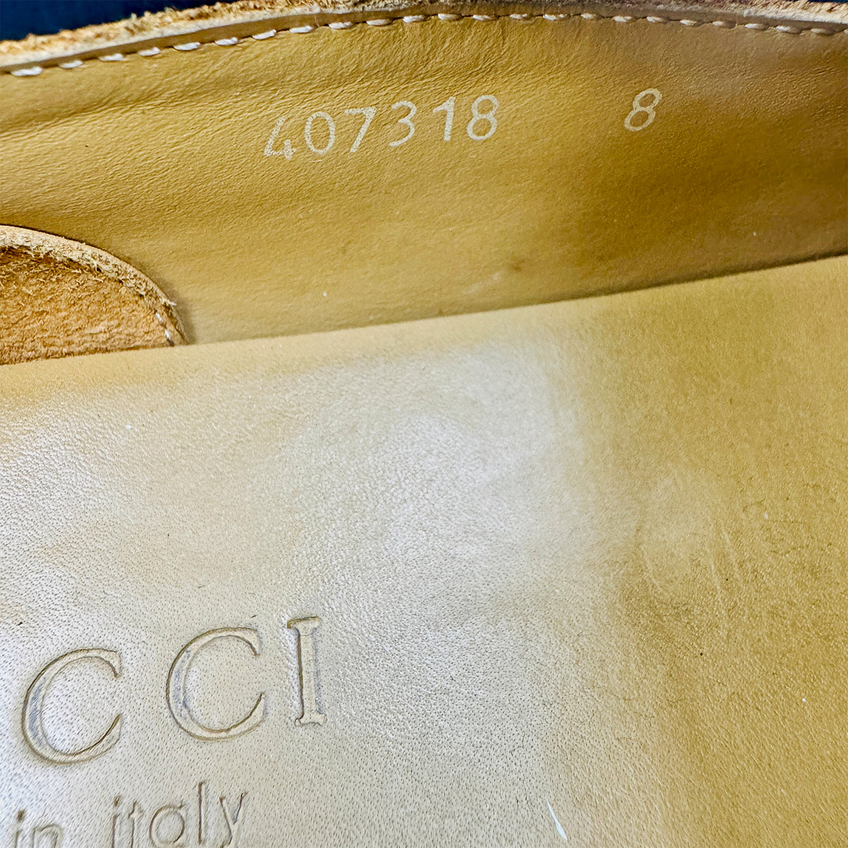 Gucci 1953 Dark Blue Leather Horsebit Loafers (Size 42) - 407318