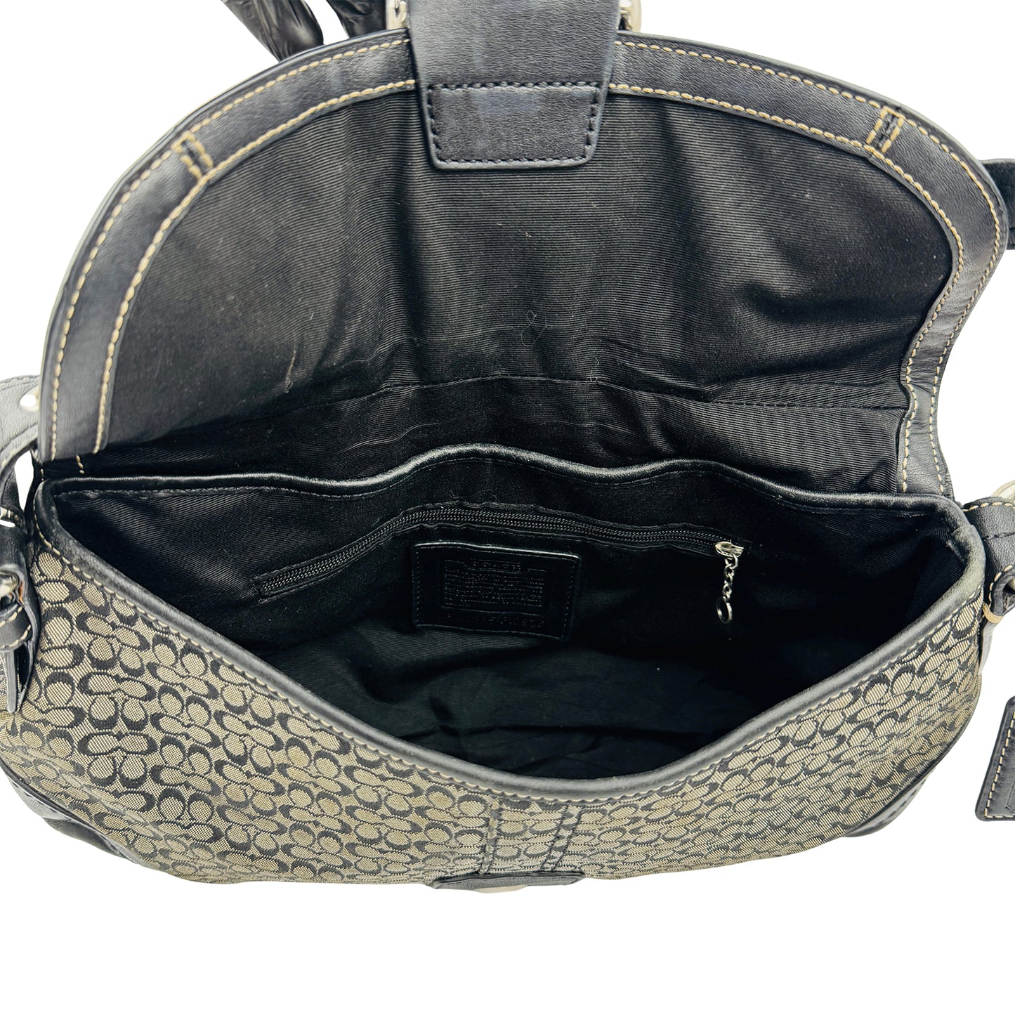 Coach Soho Signature Buckle Flap Shoulder Bag
