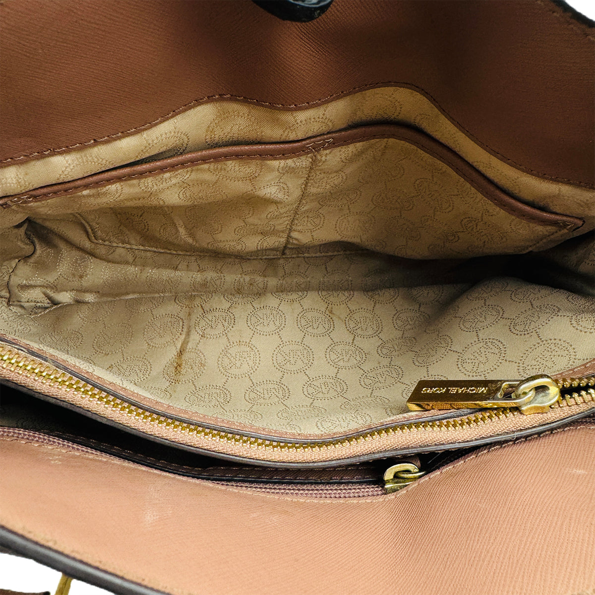 Michael Kors Dillon East-West Saffiano Leather Satchel Bag