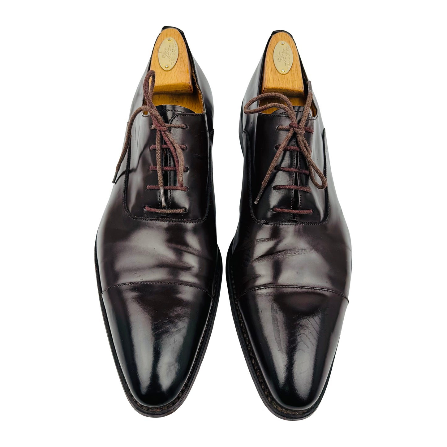 Bexley Men's Brown Leather Oxfords (Size 42.5/43)