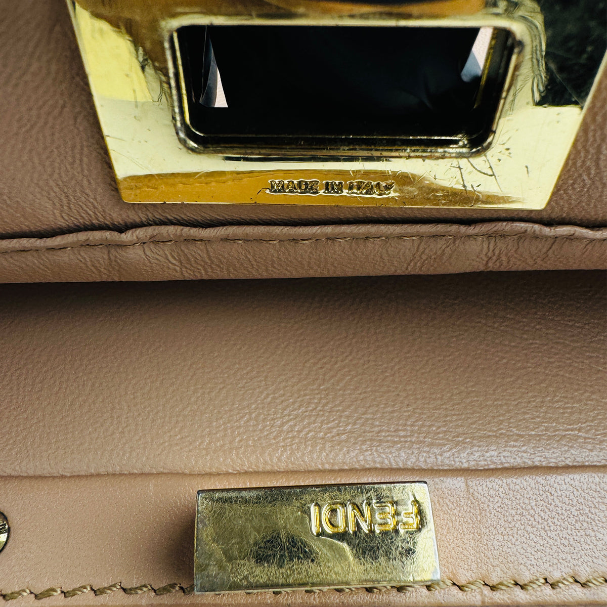 Fendi Mini Peekaboo Satchel Satchel Bag - 8BN244