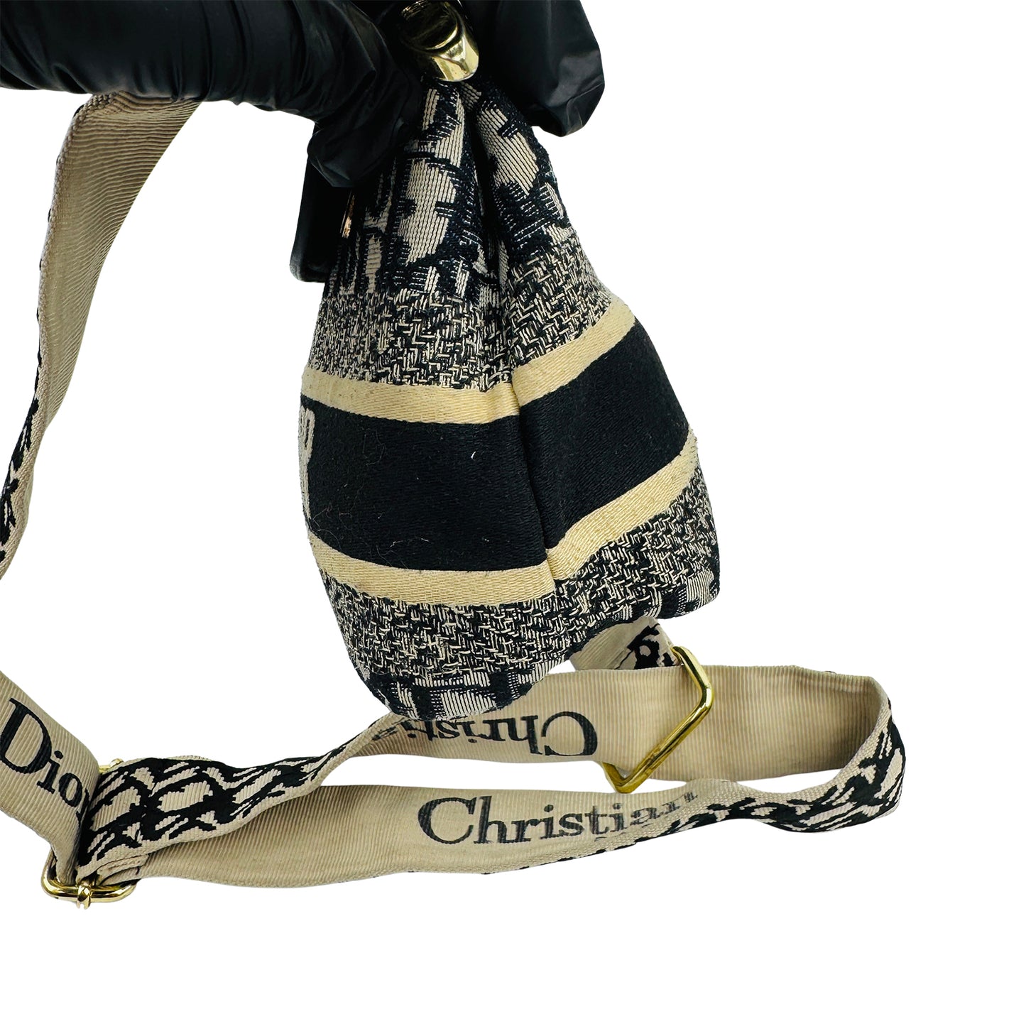 Christian Dior Diorcamp Messenger 'Beige Black' Hand Bag