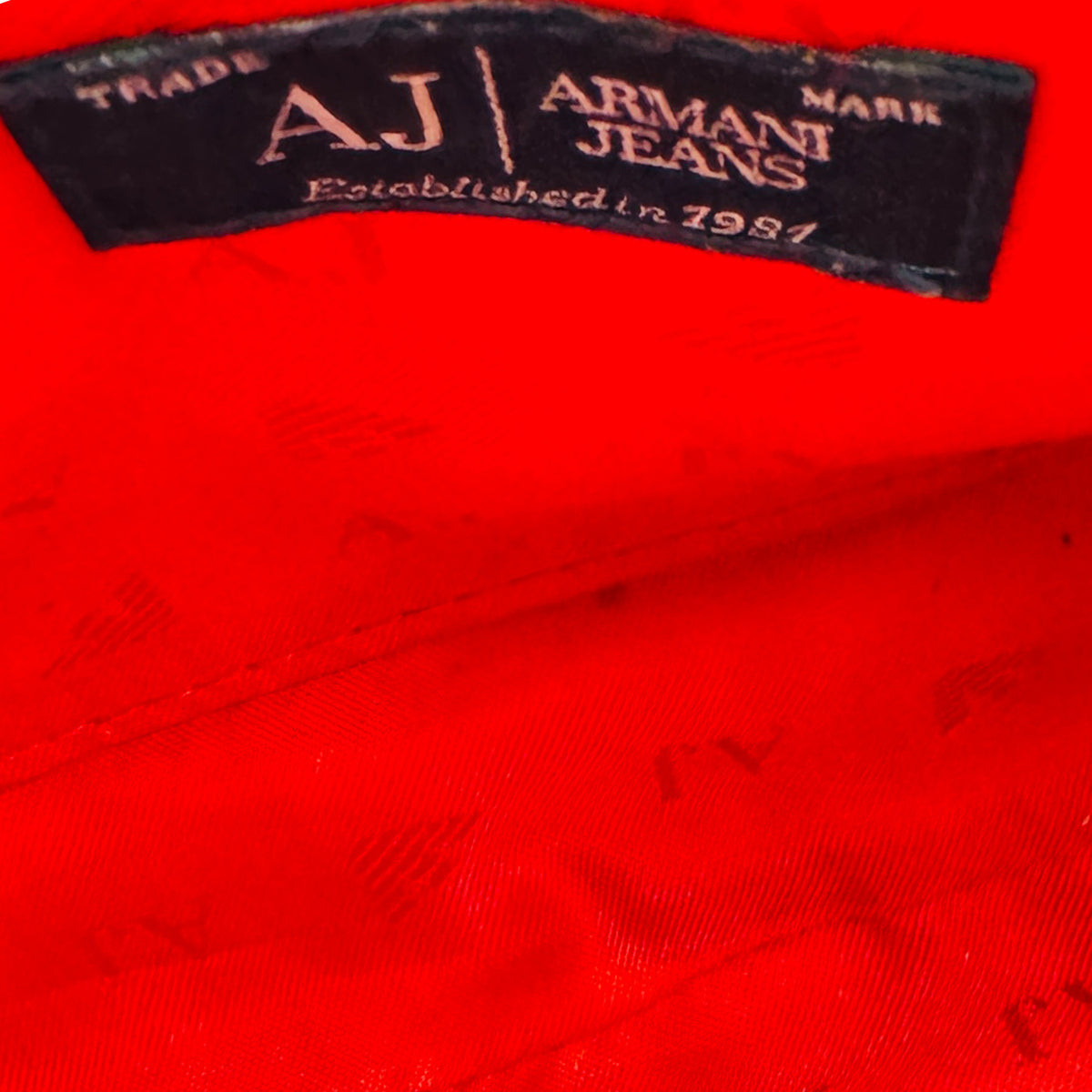 Armani Jeans Women's 'Bright Red' Cross Body Bag