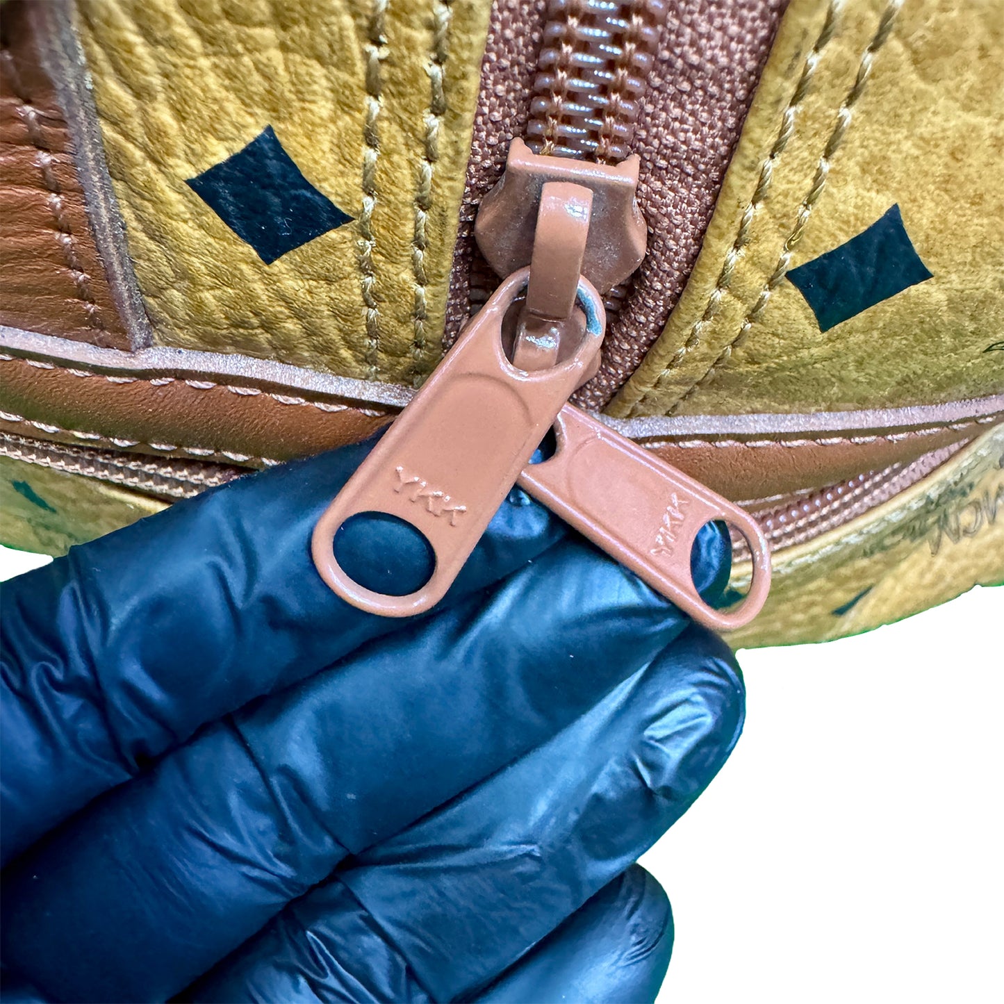 MCM Visetos 'Tan Brown' Duffel Bag