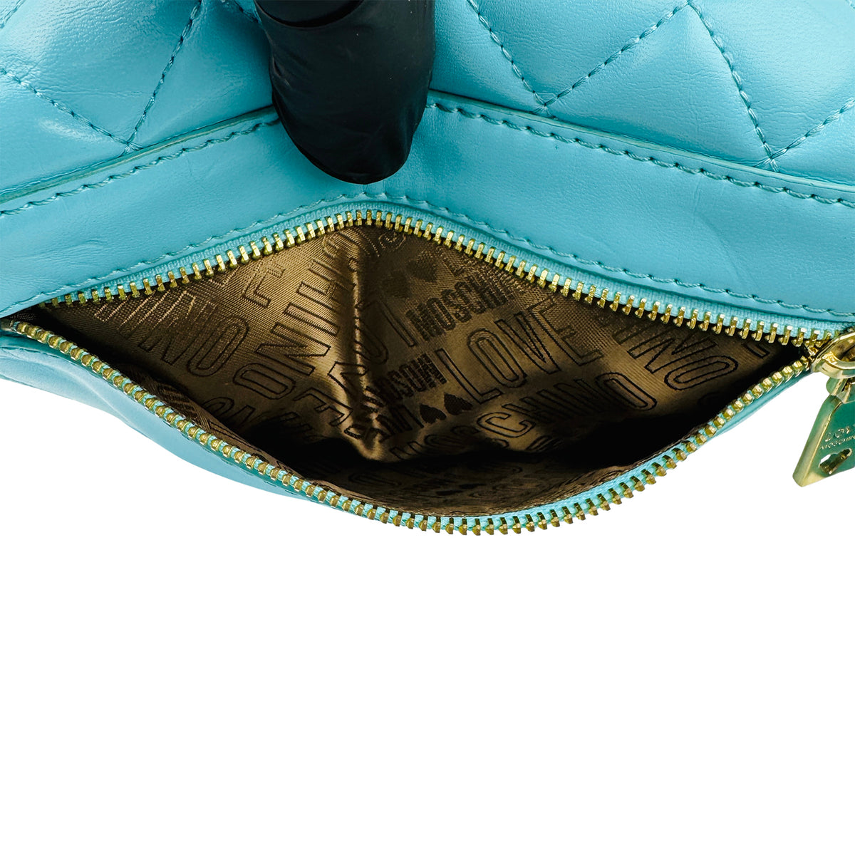 Love Moschino Quilted Logo Belt Bag - JC4003PP1OLA0701