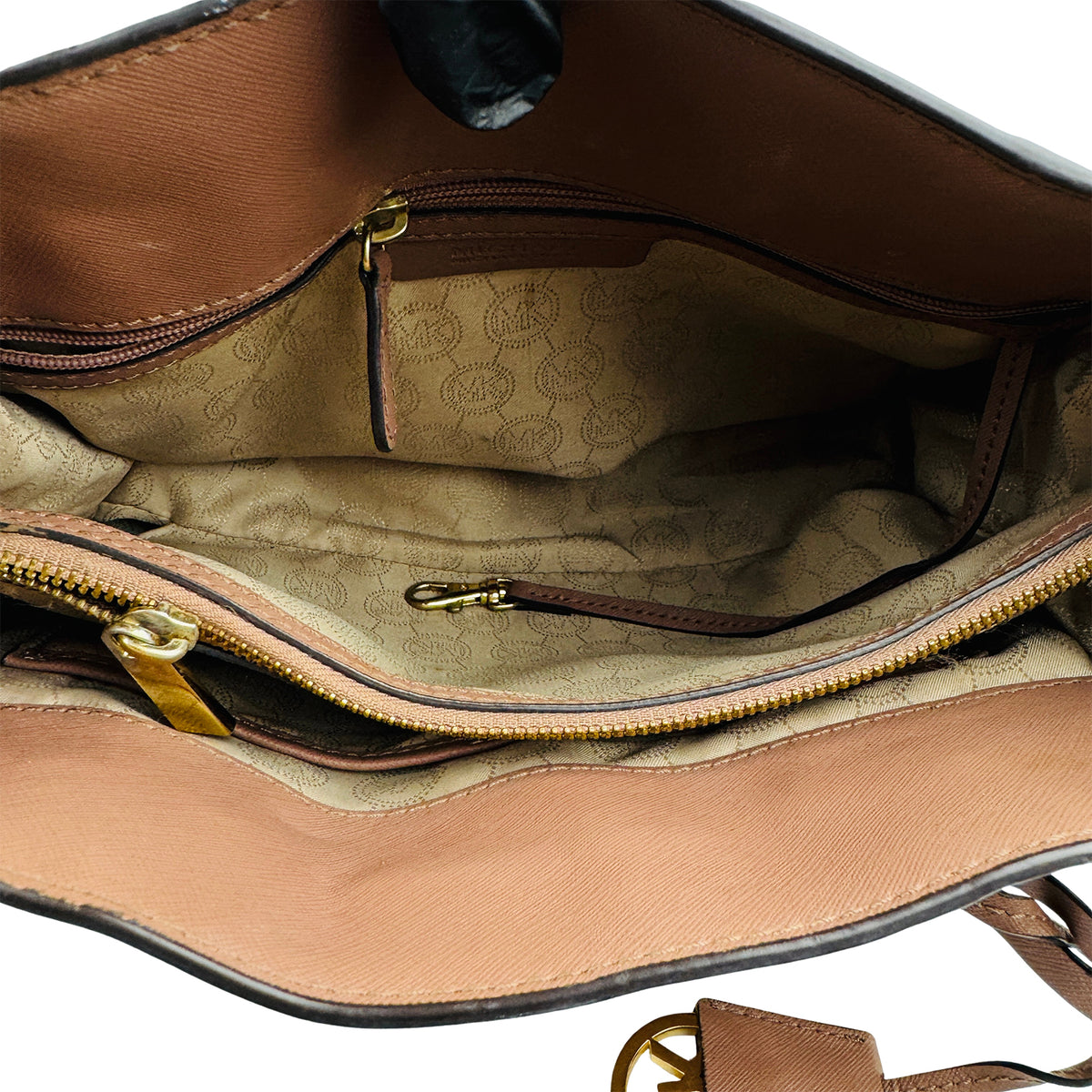 Michael Kors Dillon East-West Saffiano Leather Satchel Bag
