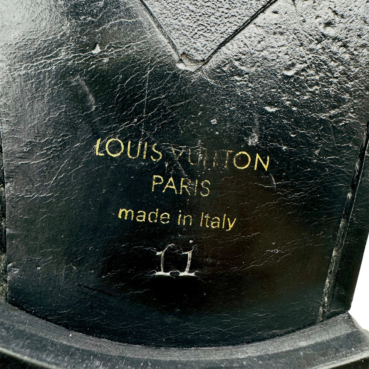 Louis Vuitton Major 'LV Initials' Black Loafers (Size 44)