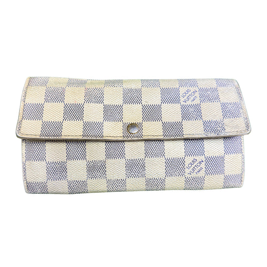 Louis Vuitton Sarah Damier Azur Coated Canvas Wallet