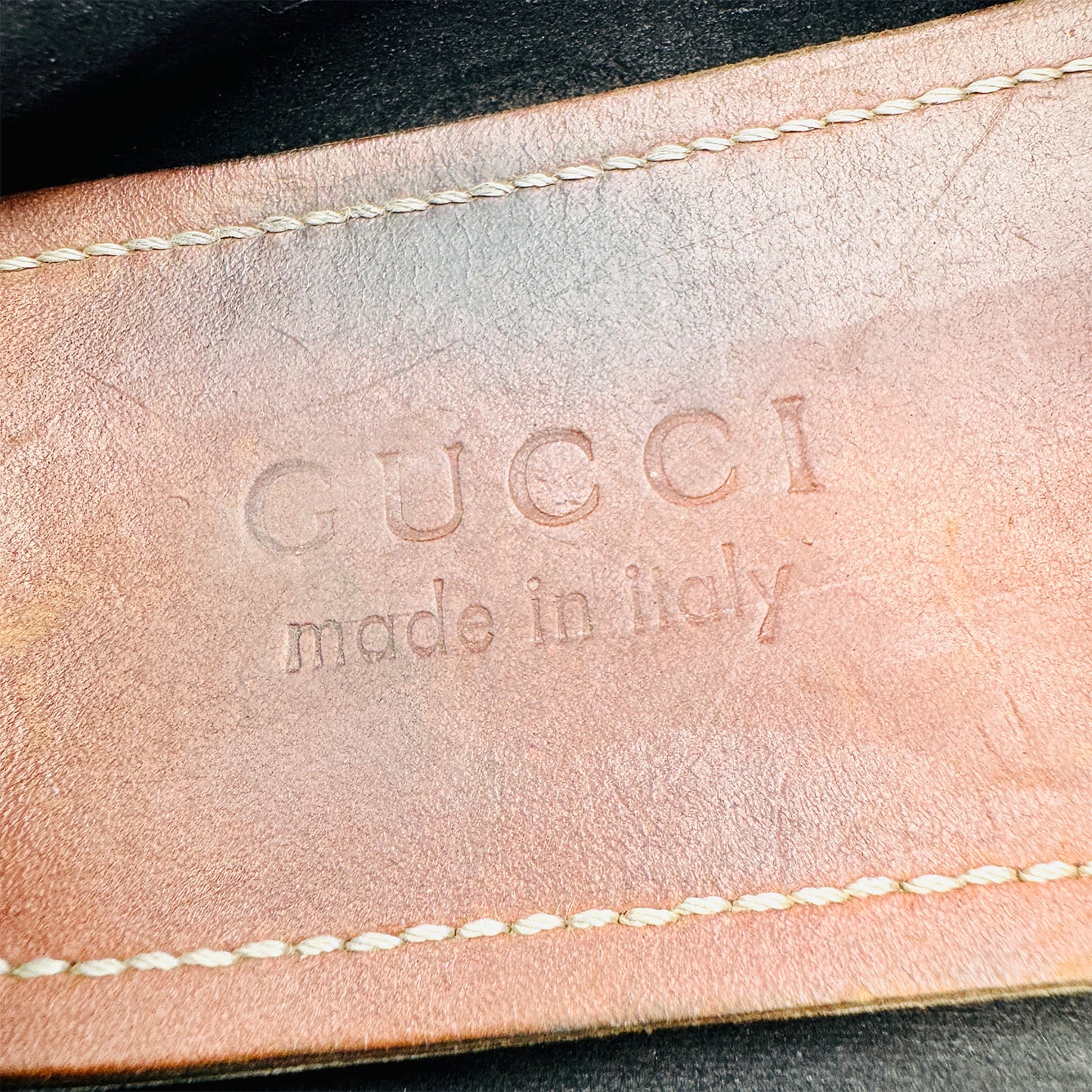 Skip ----- Gucci Web Bee Driving Loafers (Size 39/39.5) - 407635