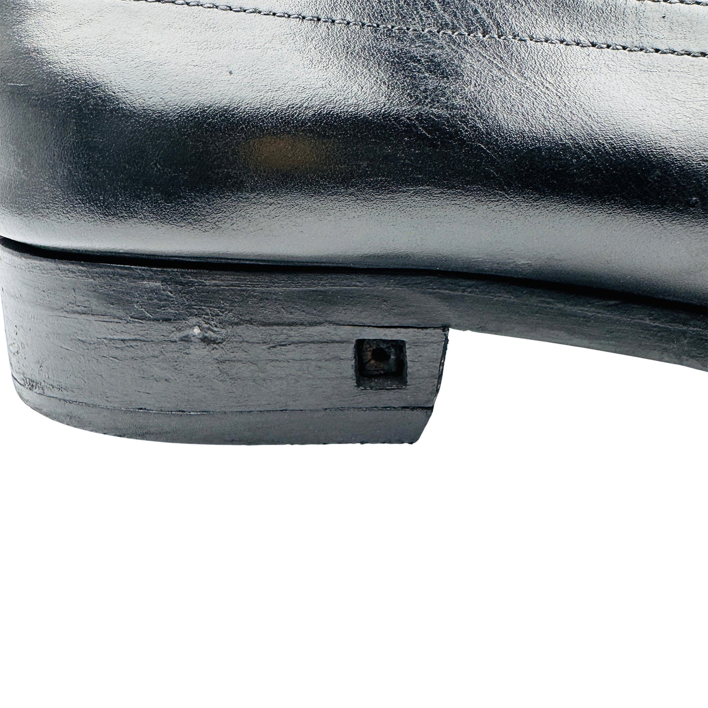 Louis Vuitton District Black Damier Embossed Shoes (Size 44)