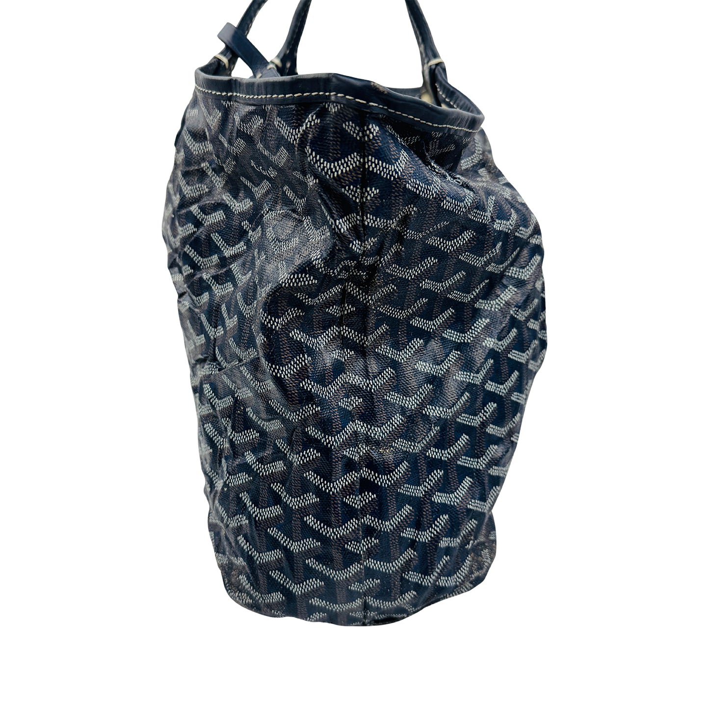 Goyard Saint Louis PM Navy Blue Tote Bag - 020152