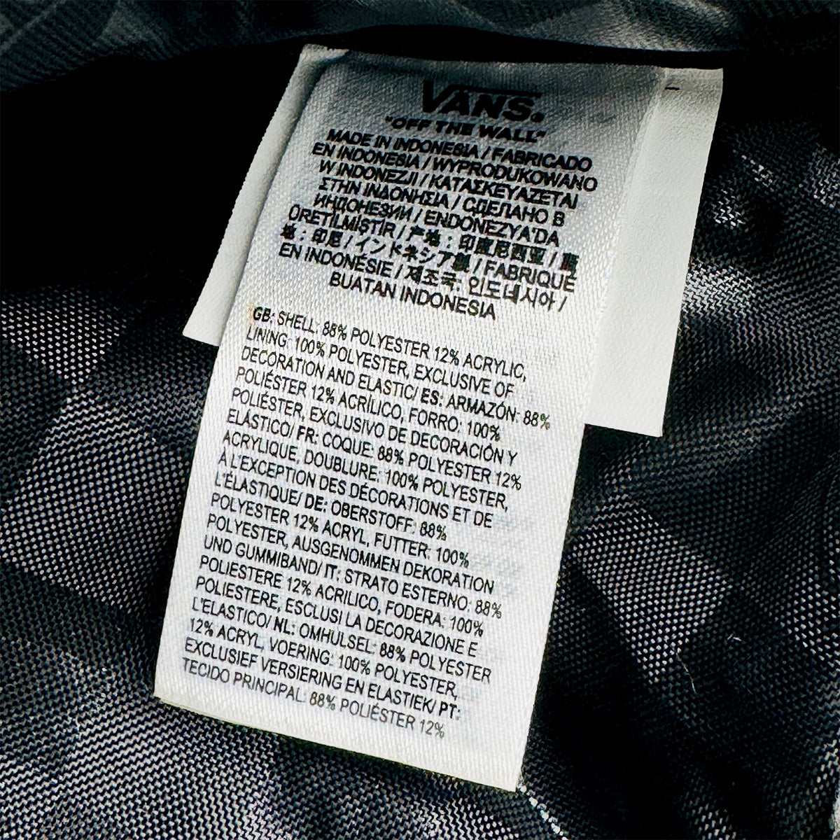 Vans ABD 'Checkerboard' Sherpa Bucket Bag - VN000CKF1KP