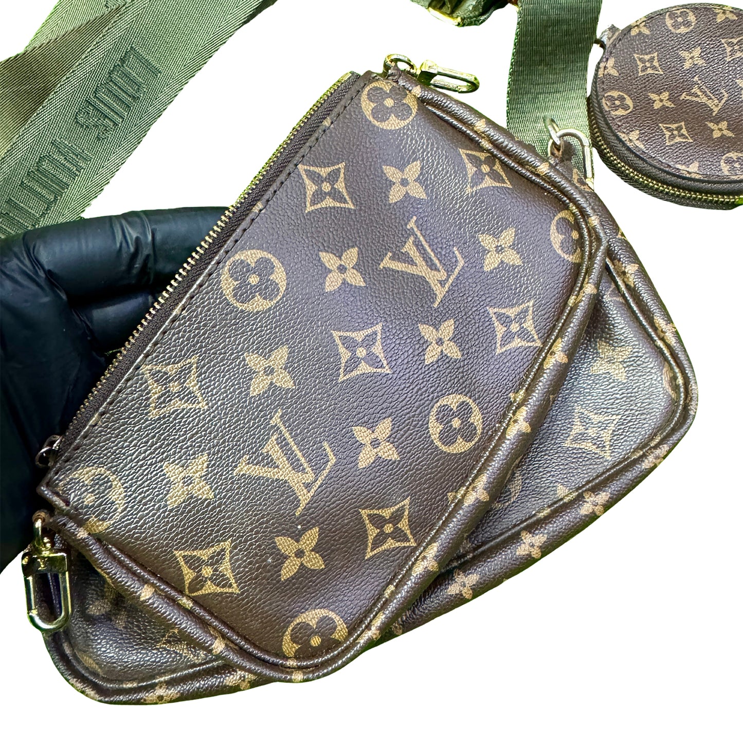 Louis Vuitton Multi Pochette Monogram Canvas Handbag - AR2189
