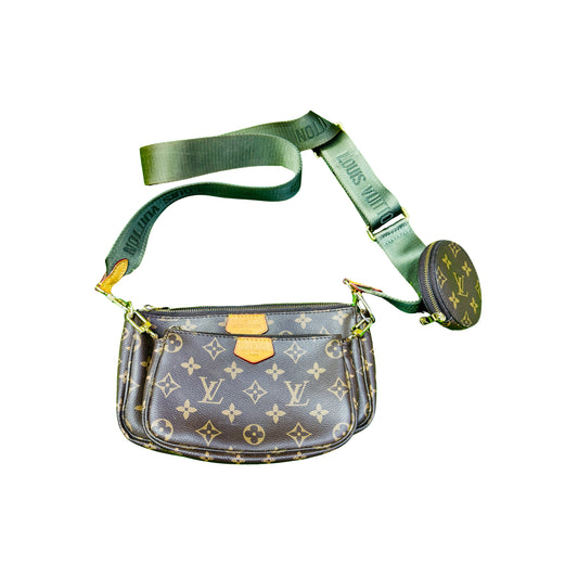 Louis Vuitton Multi Pochette Monogram Canvas Handbag - AR2189