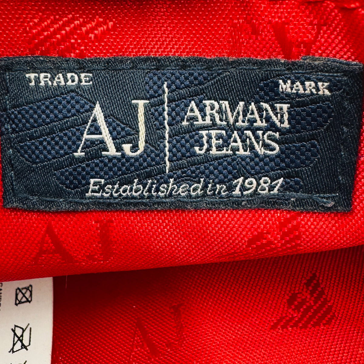 Armani Jeans Women's 'Bright Red' Cross Body Bag