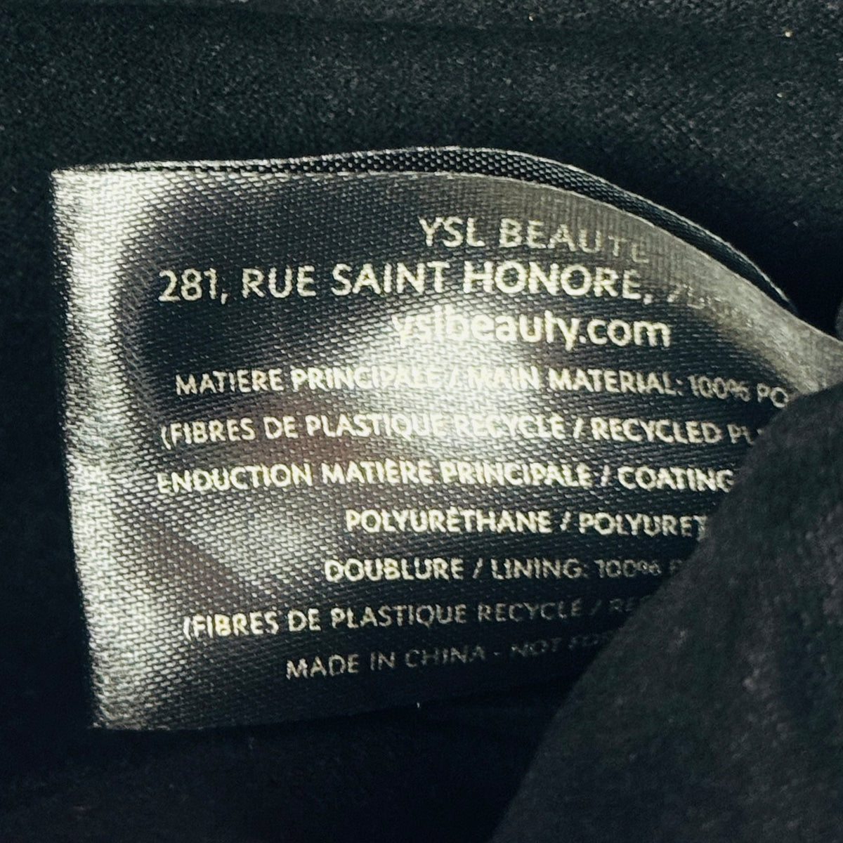 Yves Saint Laurent Beauté Cosmetic Pouch