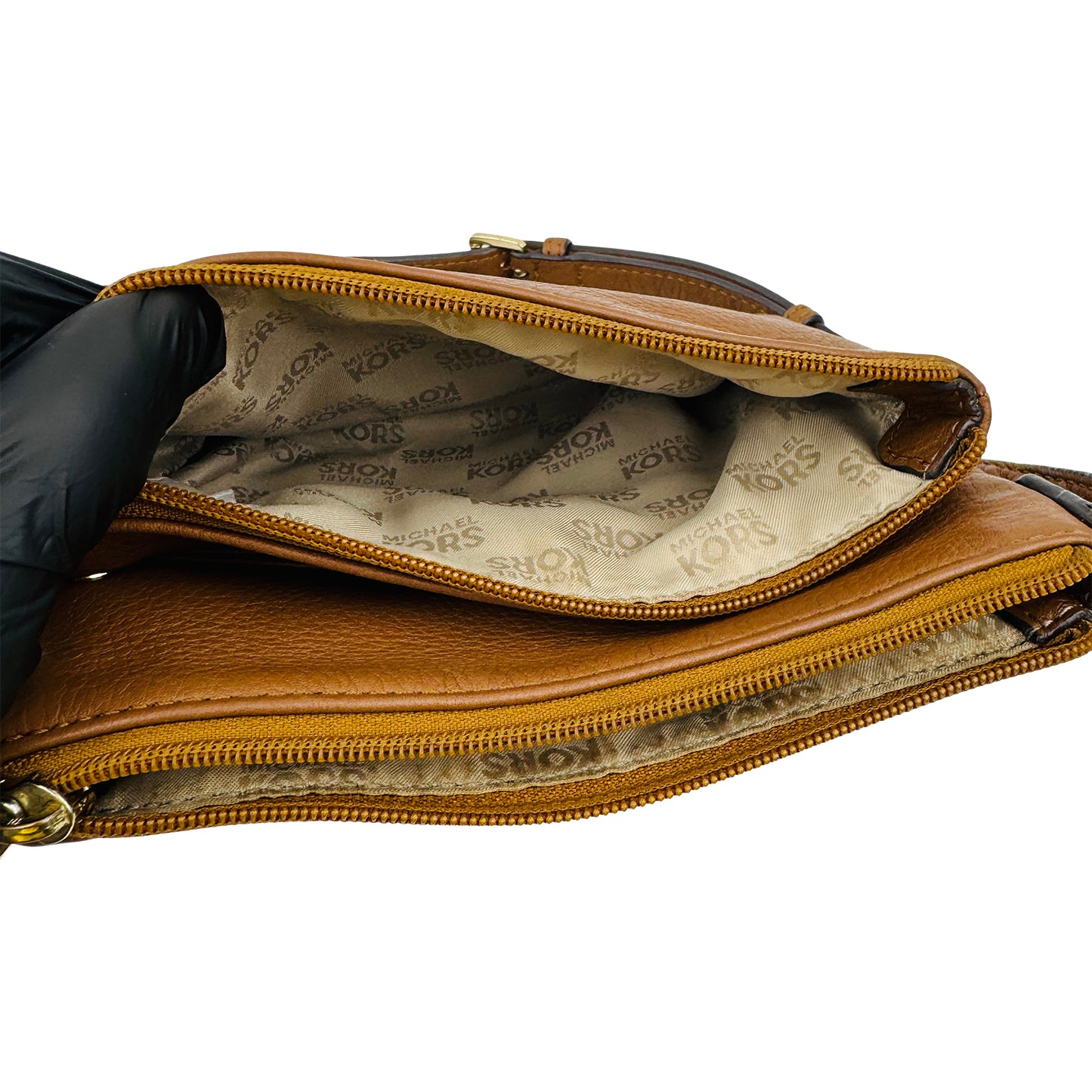 Michael Kors Fulton Pebbled Leather Crossbody Bag