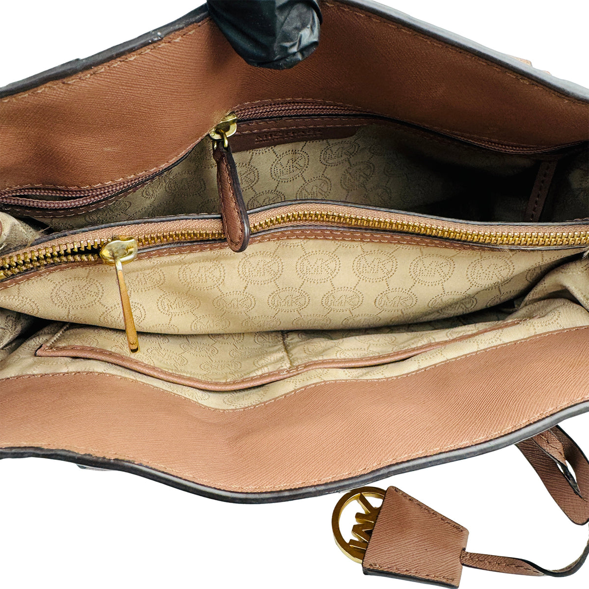 Michael Kors Dillon East-West Saffiano Leather Satchel Bag