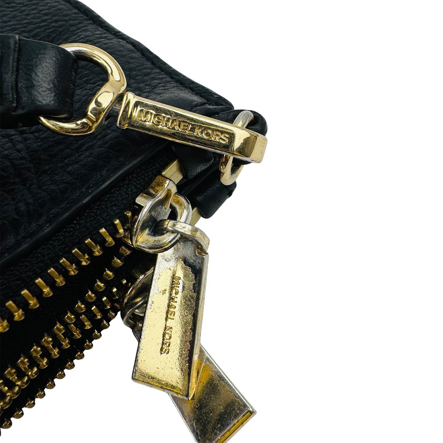 Michael Kors Black Pebbled Leather Crossbody Bag - 32S9GF5C4L