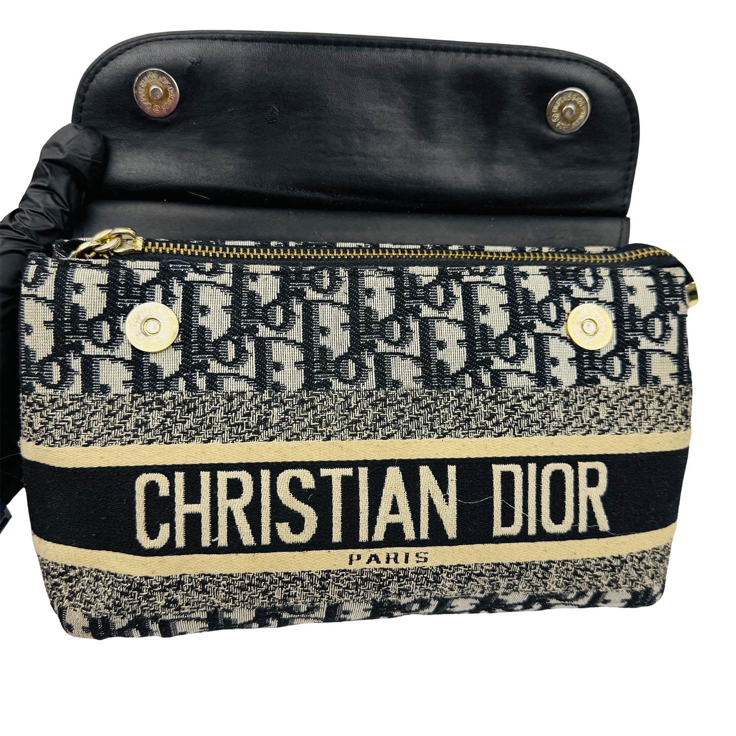 Christian Dior Diorcamp Messenger 'Beige Black' Hand Bag