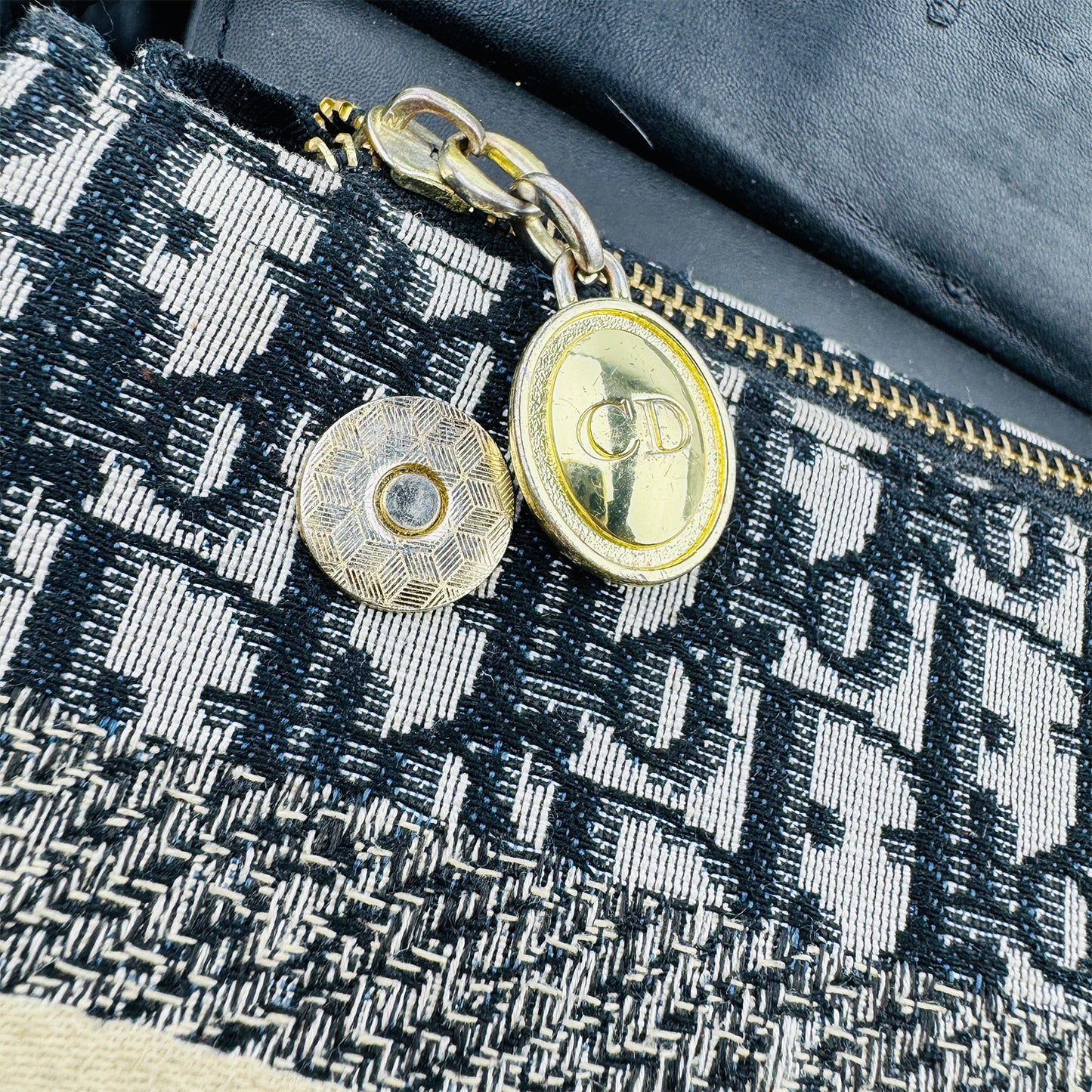 Christian Dior Diorcamp Messenger 'Beige Black' Hand Bag