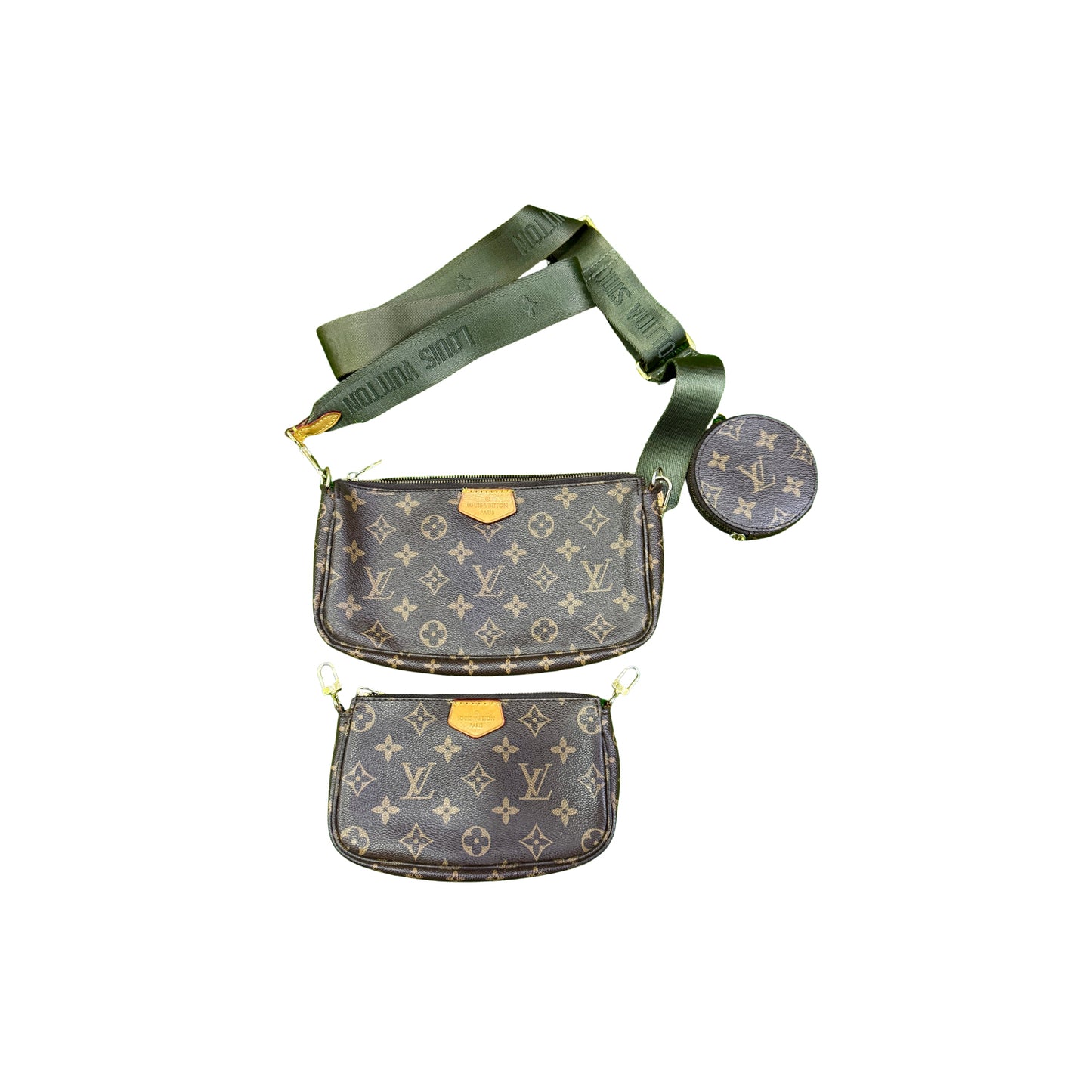 Louis Vuitton Multi Pochette Monogram Canvas Handbag - AR2189