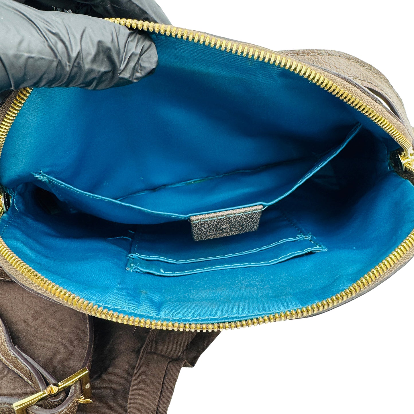 Gucci GG Supreme Ophidia Dome Crossbody Bag - 499621